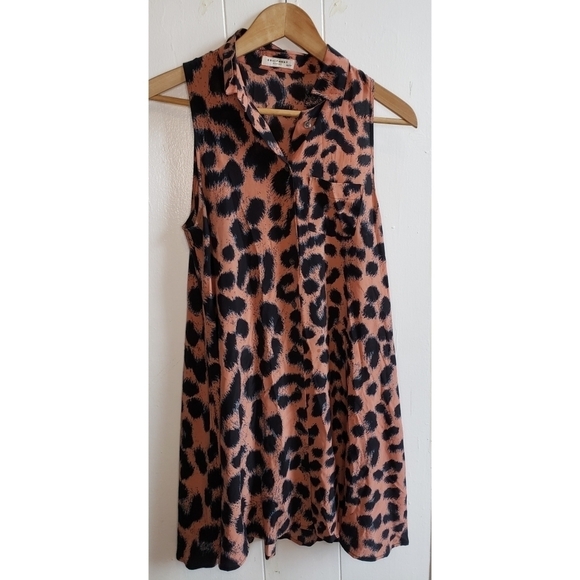 Equipment silk animal print shirt dress - Picture 6 of 7